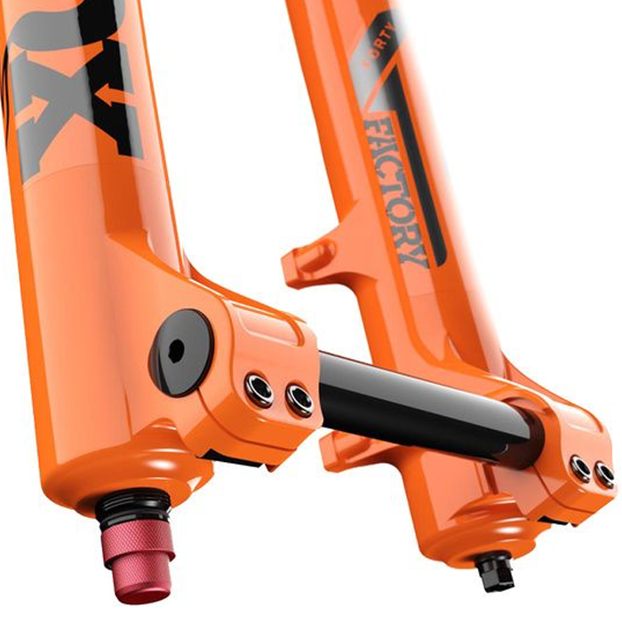 2023_22, 40, K, FLOAT, 29in, F-S, 203, Grip 2, HSC, LSC, HSR, LSR, Shiny Orange, Black/Clear Logo, 20TAx110, 1.125, Drop, 52mm Rake Matte Blk, AM